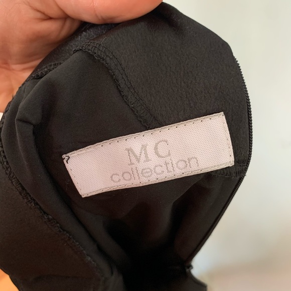 Vintage-Black Formal Dress-Double Slit - Picture 10 of 10